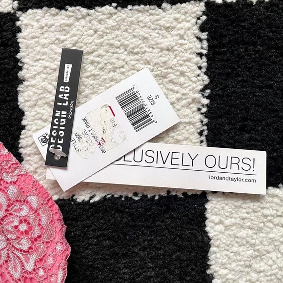 NWT Design Lab Pink Lace Bralette S - Picture 4 of 4